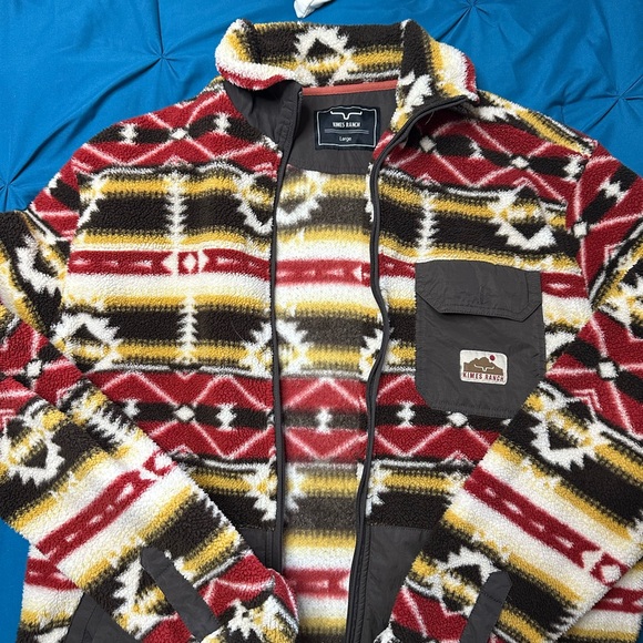 Kimes Ranch Multicolor Patterned Windbreaker - Picture 1 of 3